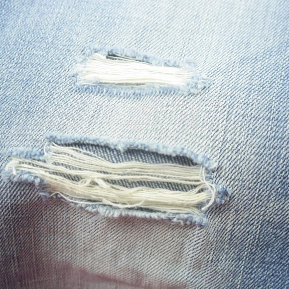 NEW HOLLISTER California SKINNY JEGGINGS Blue Distressed Rhinestones 23x31 NWOT - Picture 10 of 12